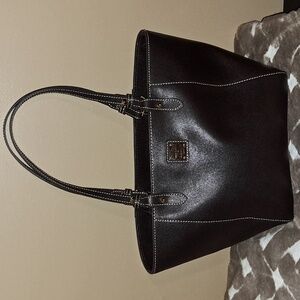 Dooney & Bourke Dark Brown Tote Bag